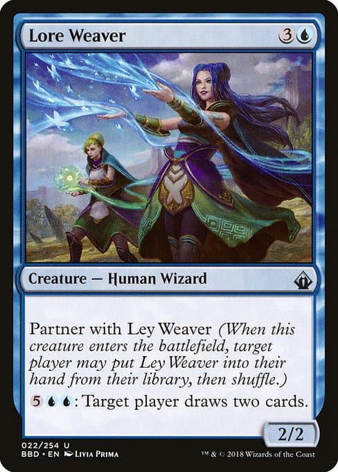 Lore Weaver from Battlebond (Uncommon)