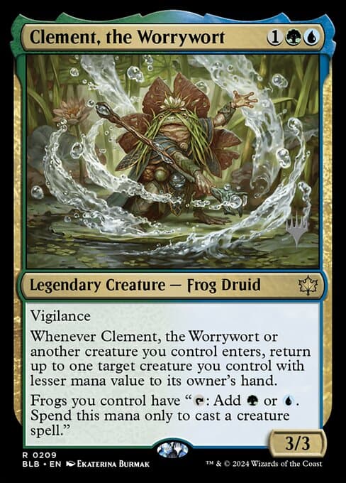 Clement, the Worrywort from Bloomburrow Promos (Rare)
