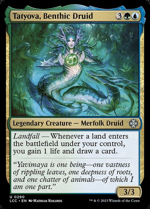 Tatyova, Benthic Druid from The Lost Caverns of Ixalan Commander (Uncommon)