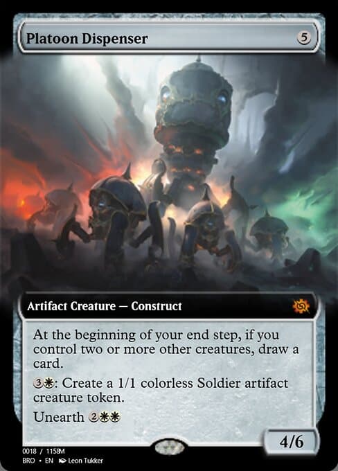 Platoon Dispenser from Magic Online Promos (Mythic)