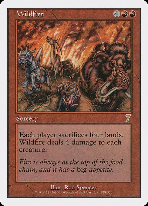 Wildfire from Seventh Edition (Rare)