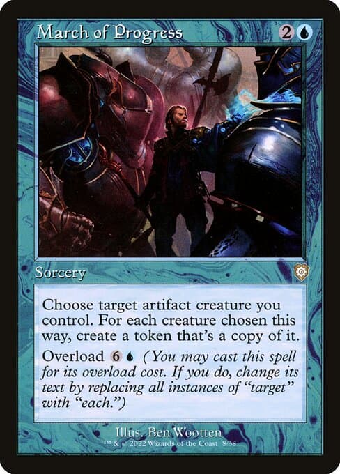 March of Progress from The Brothers' War Commander (Rare)