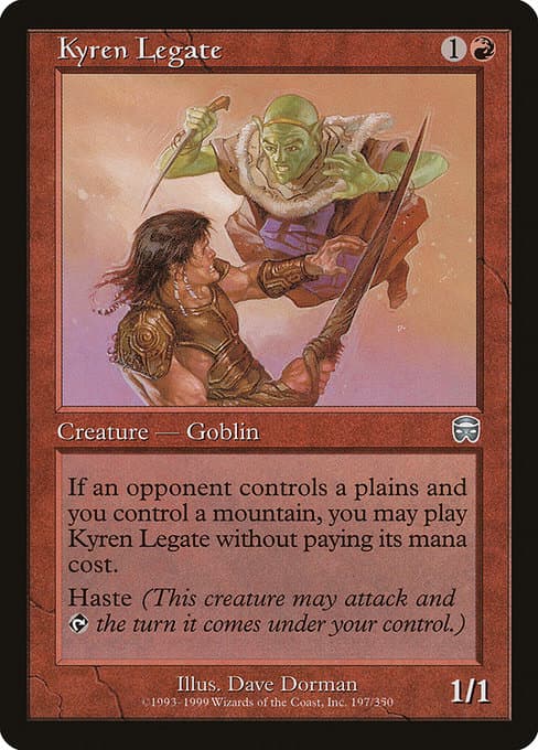 Kyren Legate from Mercadian Masques (Uncommon)