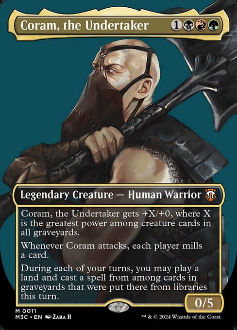 Coram, the Undertaker from Modern Horizons 3 Commander (Mythic)