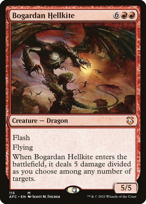 Bogardan Hellkite from Forgotten Realms Commander (Mythic)