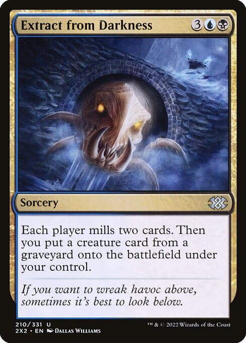 Extract from Darkness from Double Masters 2022 (Uncommon)