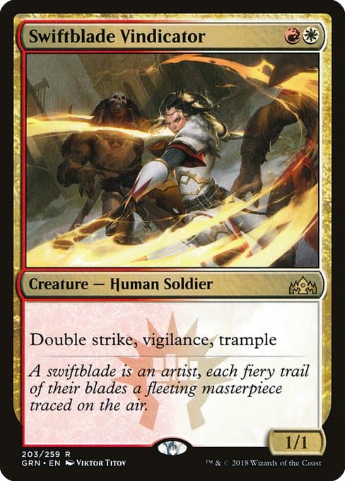 Swiftblade Vindicator from Guilds of Ravnica (Rare)