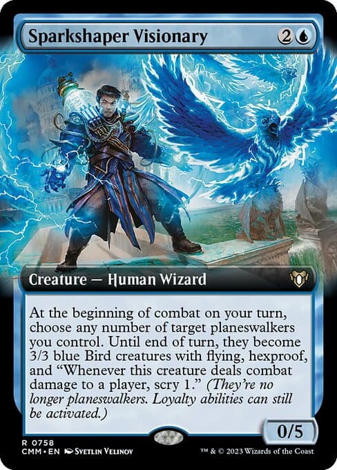 Sparkshaper Visionary from Commander Masters (Rare)