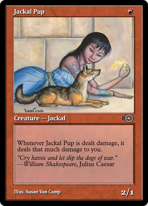 Jackal Pup from Magic Online Promos (Uncommon)