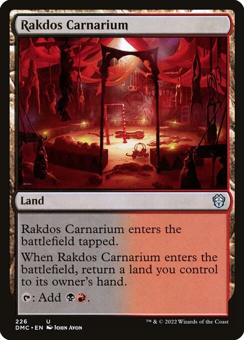 Rakdos Carnarium from Dominaria United Commander (Uncommon)