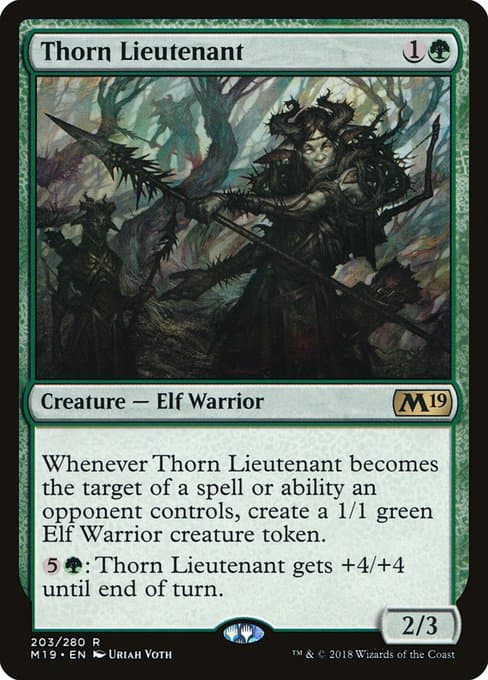 Thorn Lieutenant from Core Set 2019 (Rare)