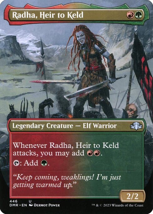Radha, Heir to Keld from Dominaria Remastered (Uncommon)