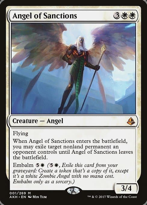 Angel of Sanctions from Amonkhet (Mythic)
