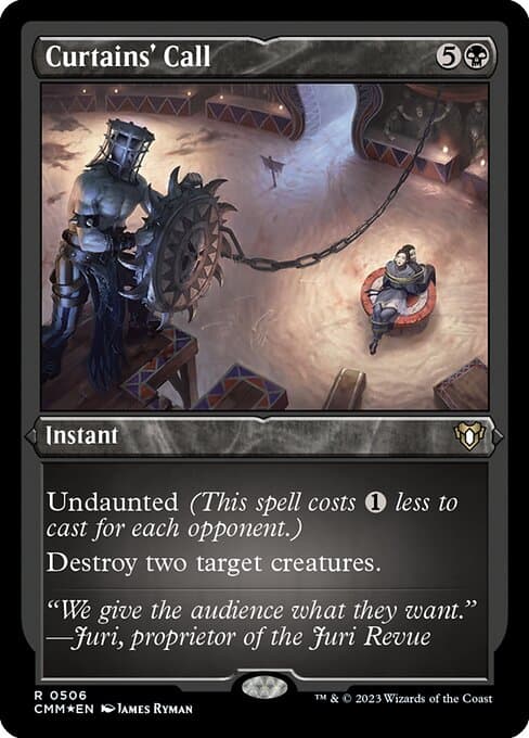 Curtains' Call from Commander Masters (Rare)
