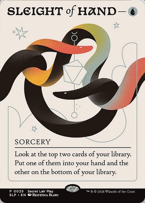 Sleight of Hand from Secret Lair Promo (Rare)