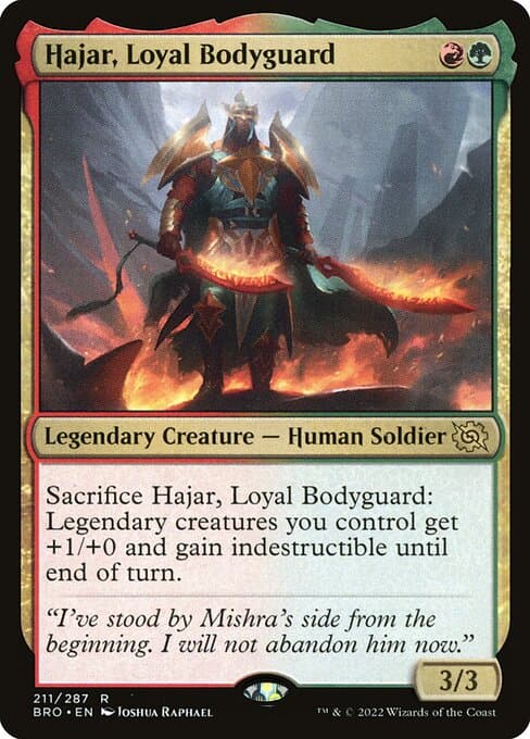 Hajar, Loyal Bodyguard (Rare)