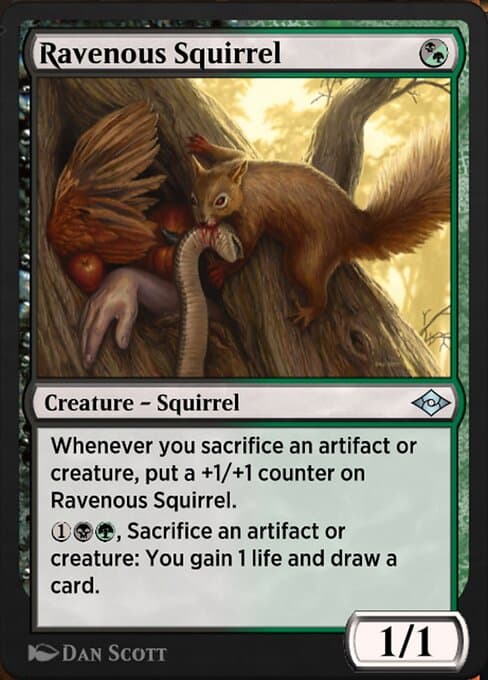 Ravenous Squirrel from Jumpstart: Historic Horizons (Uncommon)
