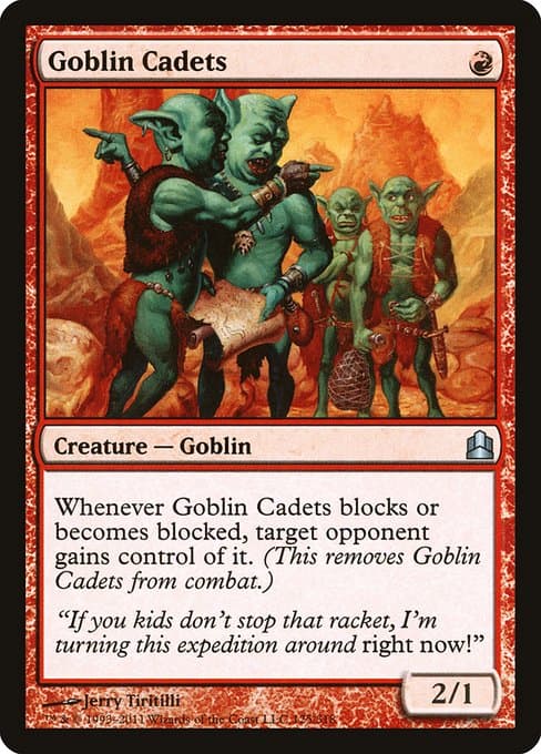Goblin Cadets from Commander 2011 (Uncommon)