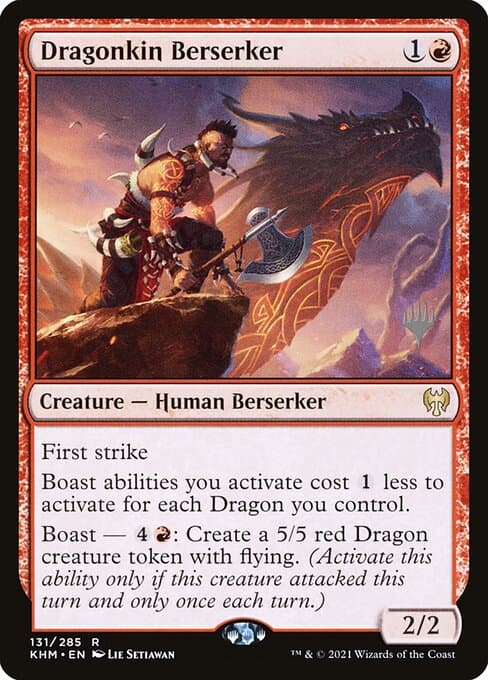 Dragonkin Berserker from Kaldheim Promos (Rare)