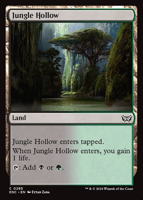 Jungle Hollow from Duskmourn: House of Horror Commander (Common)
