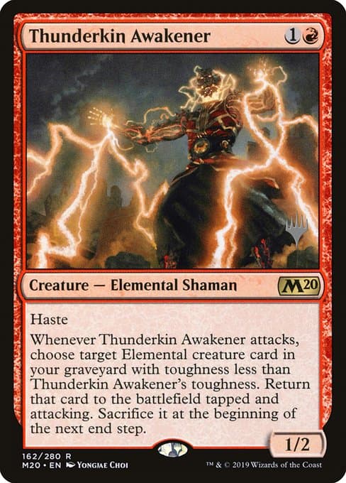 Thunderkin Awakener from Core Set 2020 Promos (Rare)