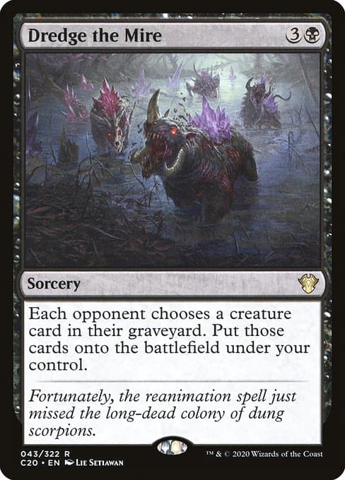 Dredge the Mire from Commander 2020 (Rare)