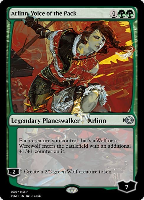 Arlinn, Voice of the Pack from Magic Online Promos (Uncommon)