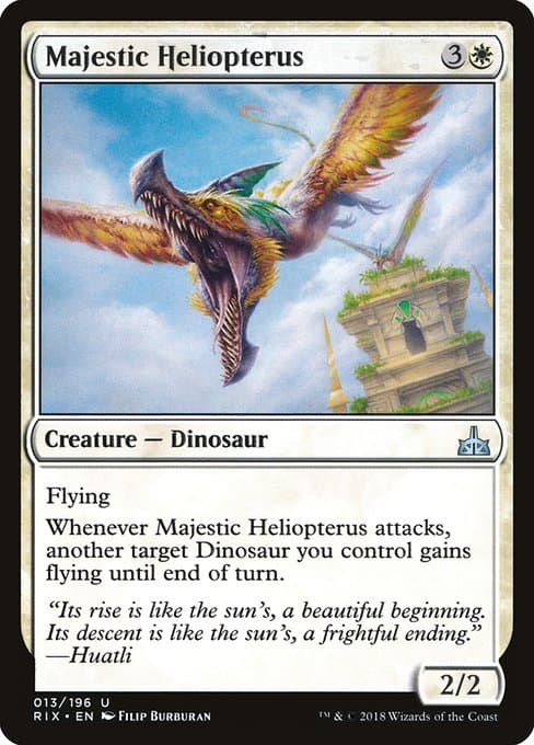 Majestic Heliopterus from Rivals of Ixalan (Uncommon)