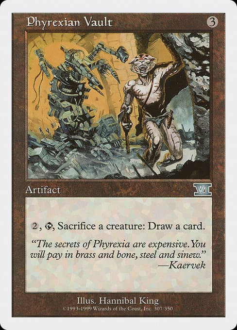 Phyrexian Vault from Classic Sixth Edition (Uncommon)