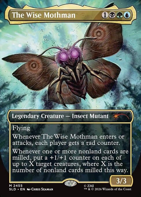 The Wise Mothman from Secret Lair Drop (Mythic)