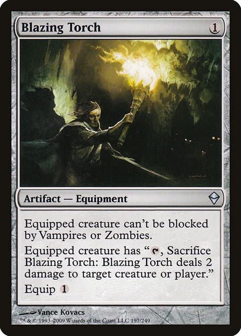 Blazing Torch from Zendikar (Uncommon)