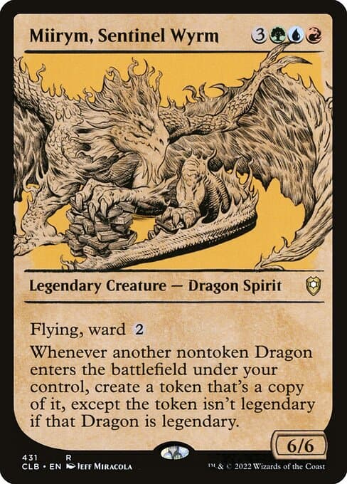 Miirym, Sentinel Wyrm from Commander Legends: Battle for Baldur's Gate (Rare)