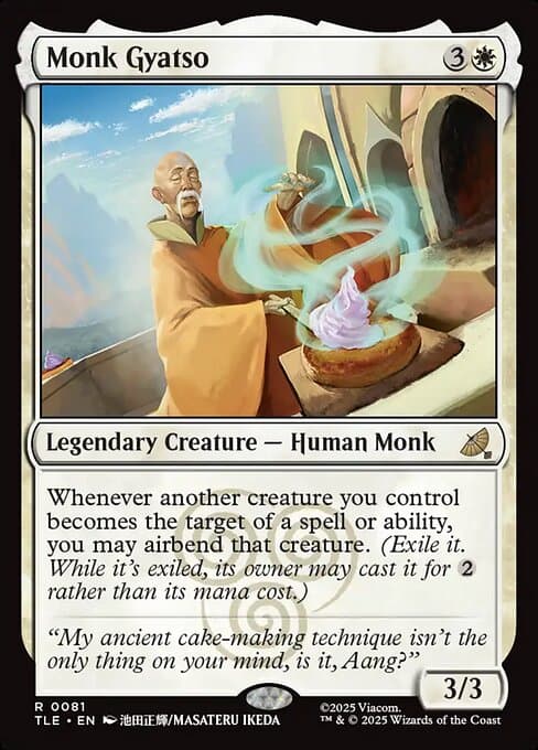 Monk Gyatso from Avatar: The Last Airbender Eternal (Rare)