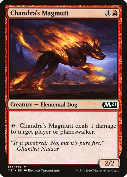 Chandra's Magmutt from Core Set 2021 (Common)