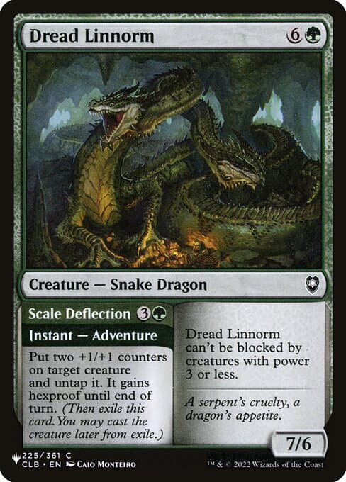 Dread Linnorm // Scale Deflection from The List (Common)
