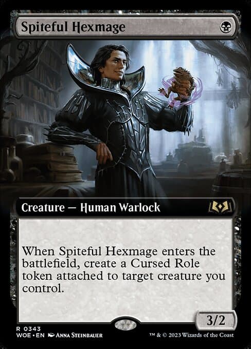 Spiteful Hexmage from Wilds of Eldraine (Rare)