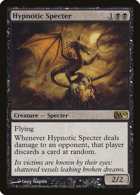 Hypnotic Specter from Magic 2010 (Rare)