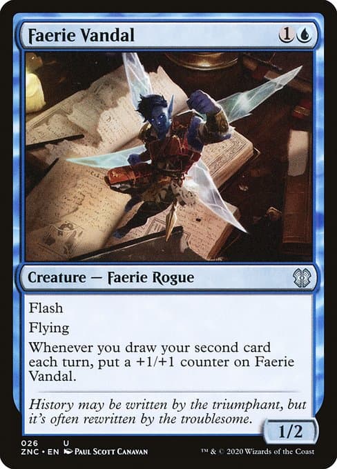 Faerie Vandal from Zendikar Rising Commander (Uncommon)