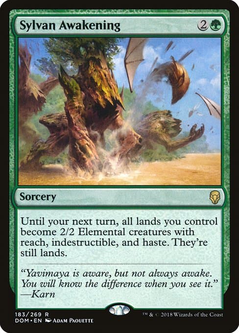 Sylvan Awakening from Dominaria (Rare)
