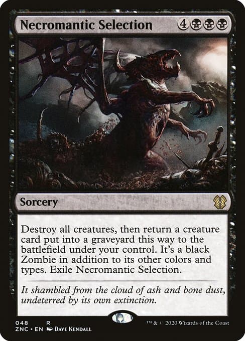 Necromantic Selection from Zendikar Rising Commander (Rare)