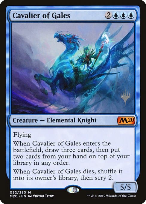Cavalier of Gales from Core Set 2020 Promos (Mythic)