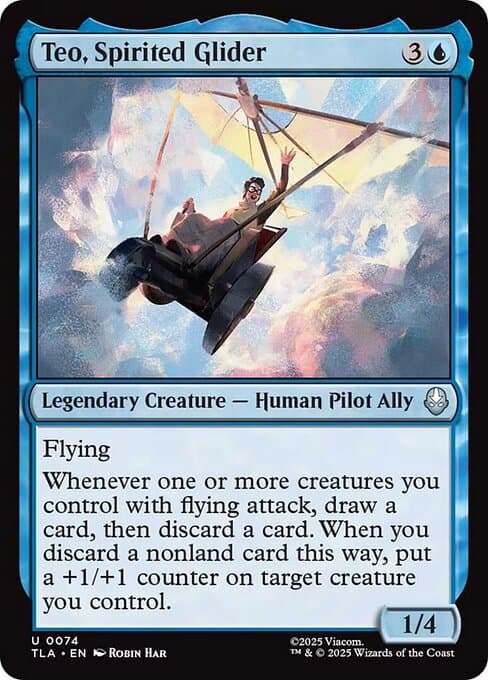 Teo, Spirited Glider from Avatar: The Last Airbender (Uncommon)