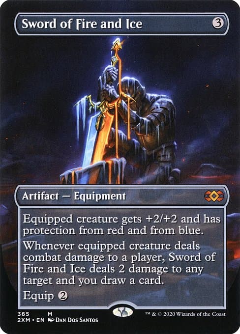 Sword of Fire and Ice from Double Masters (Mythic)