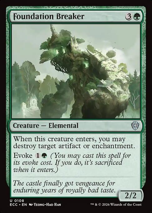 Foundation Breaker from Lorwyn Eclipsed Commander (Uncommon)