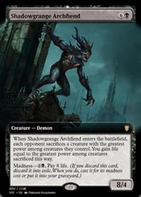 Shadowgrange Archfiend from Magic Online Promos (Rare)