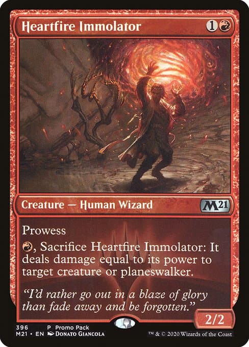 Heartfire Immolator from Core Set 2021 (Uncommon)