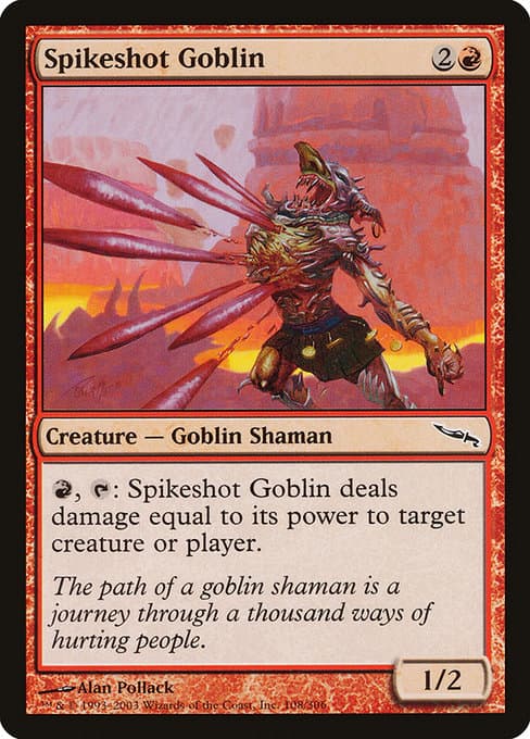 Spikeshot Goblin from Mirrodin (Common)