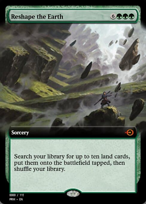 Reshape the Earth from Magic Online Promos (Mythic)