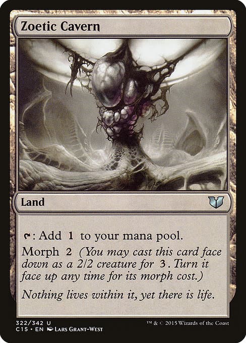 Zoetic Cavern from Commander 2015 (Uncommon)