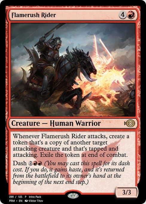 Flamerush Rider from Magic Online Promos (Rare)